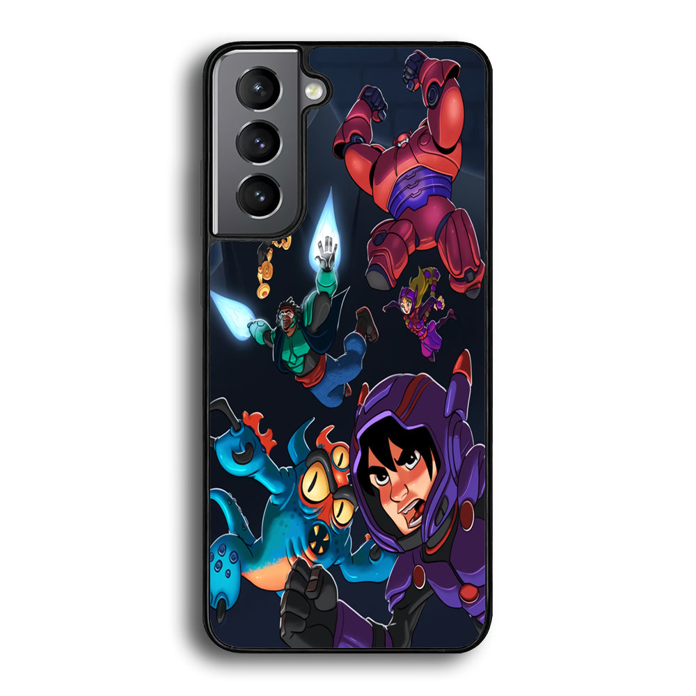 Big 6 Hero Battle Moment Samsung Galaxy S21 Plus Case - Carneyforia