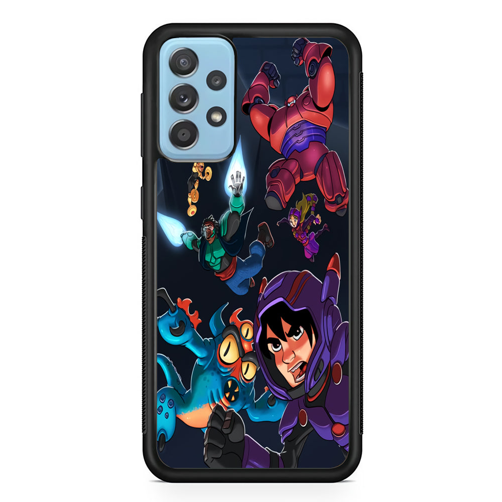 Big 6 Hero Battle Moment Samsung Galaxy A52 Case