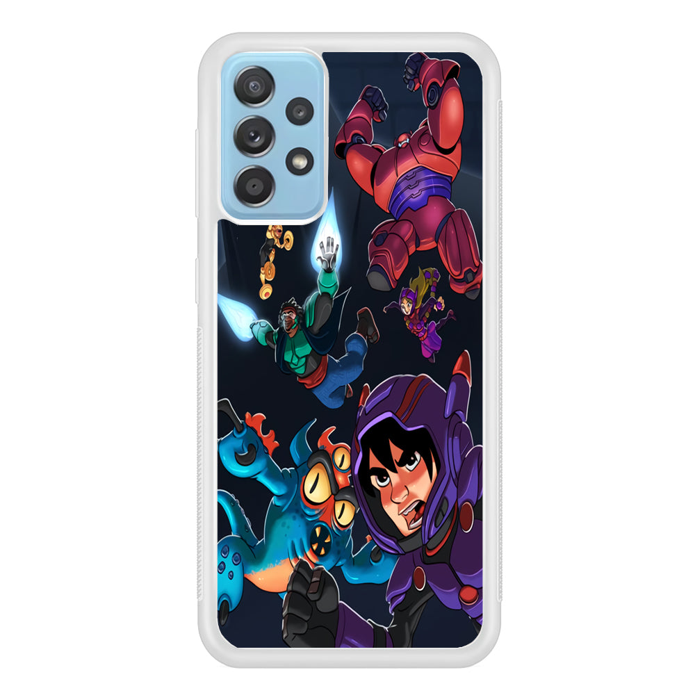 Big 6 Hero Battle Moment Samsung Galaxy A52 Case