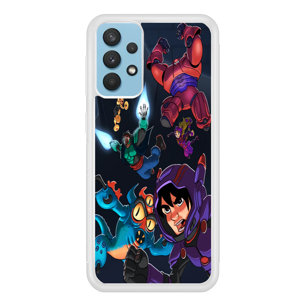 Big 6 Hero Battle Moment Samsung Galaxy A32 Case