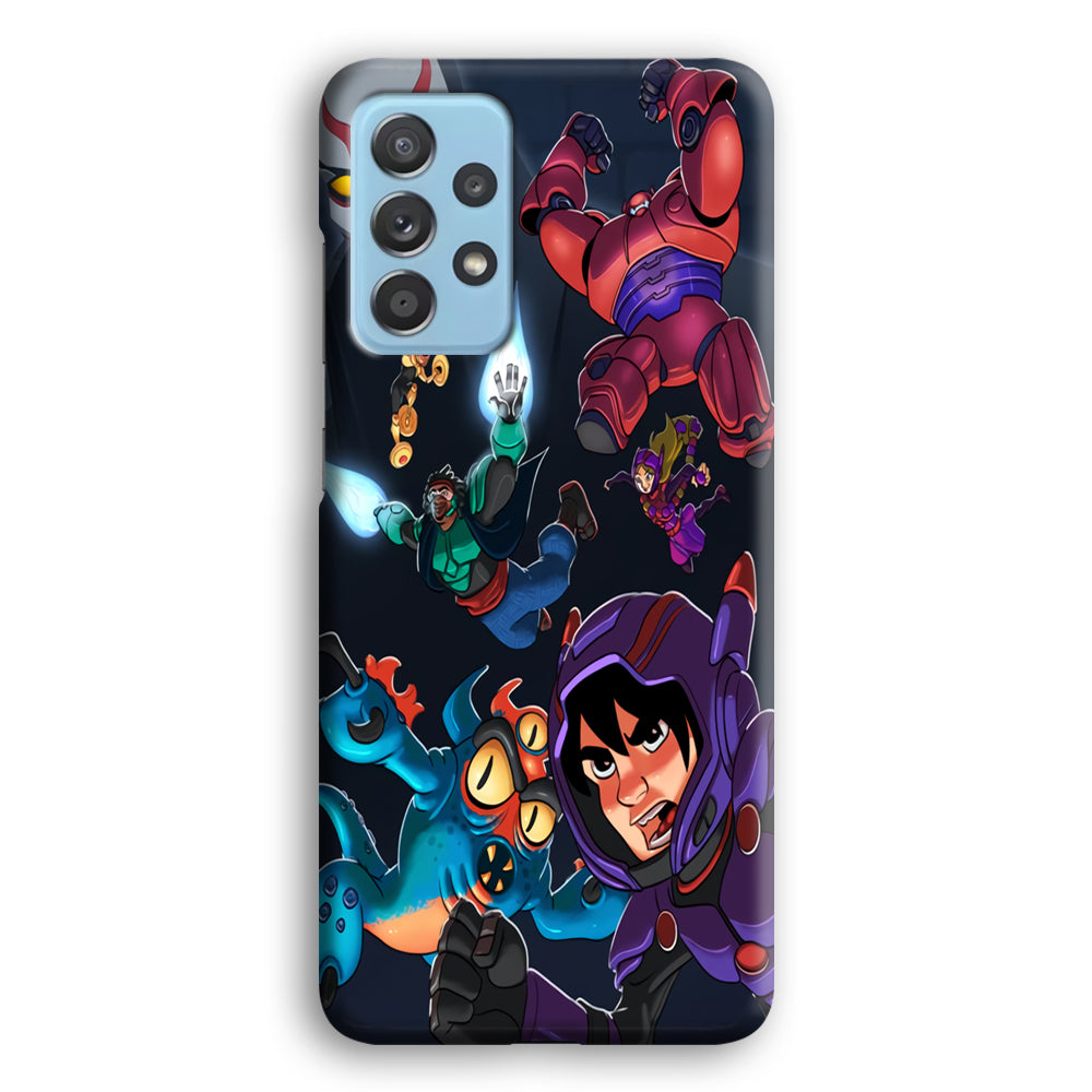 Big 6 Hero Battle Moment Samsung Galaxy A72 Case