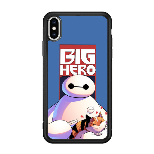 Big 6 Hero Baymax And Cat iPhone X Case