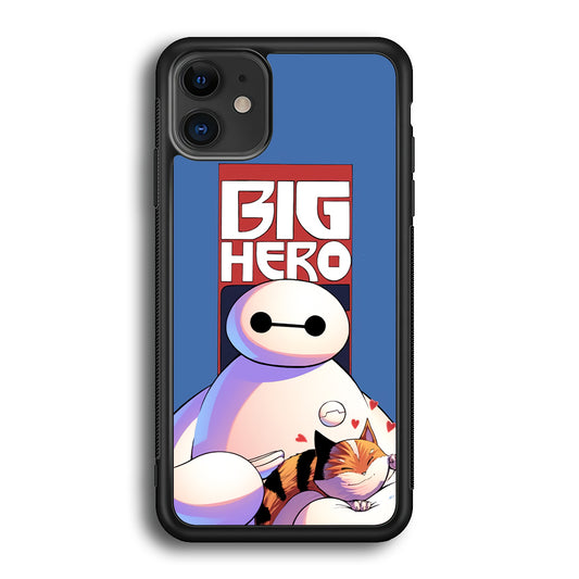 Big 6 Hero Baymax And Cat iPhone 12 Case