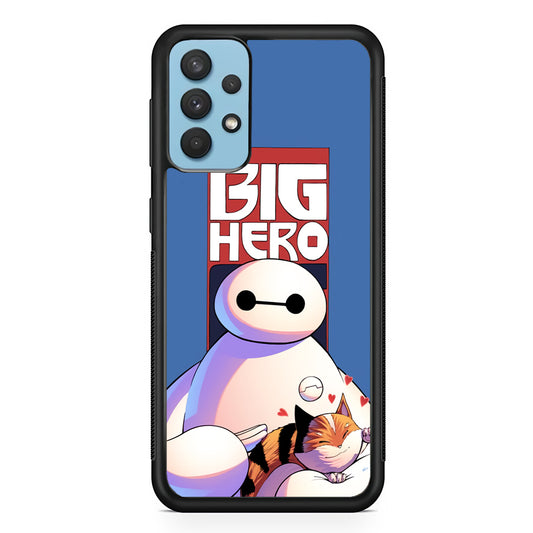 Big 6 Hero Baymax And Cat Samsung Galaxy A32 Case