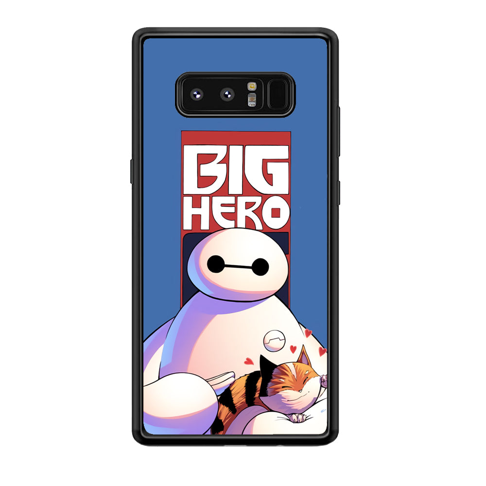 Big 6 Hero Baymax And Cat Samsung Galaxy Note 8 Case