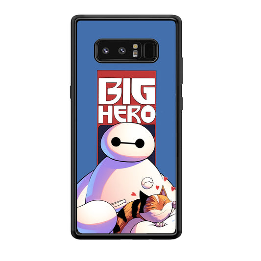 Big 6 Hero Baymax And Cat Samsung Galaxy Note 8 Case