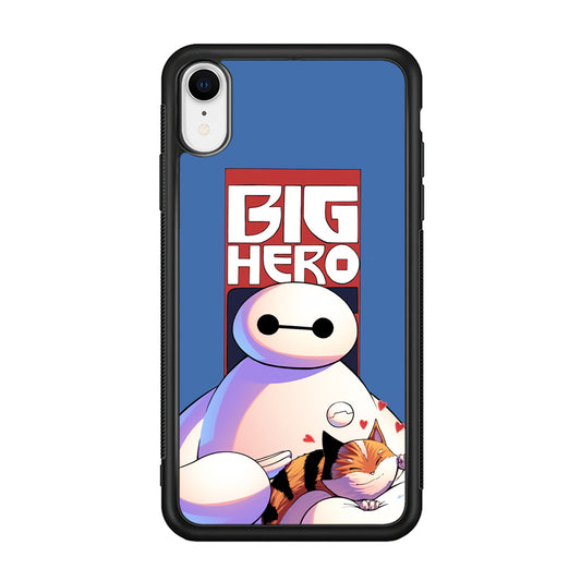 Big 6 Hero Baymax And Cat iPhone XR Case