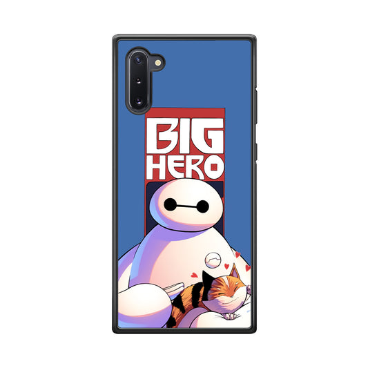 Big 6 Hero Baymax And Cat Samsung Galaxy Note 10 Case