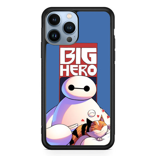 Big 6 Hero Baymax And Cat iPhone 13 Pro Max Case