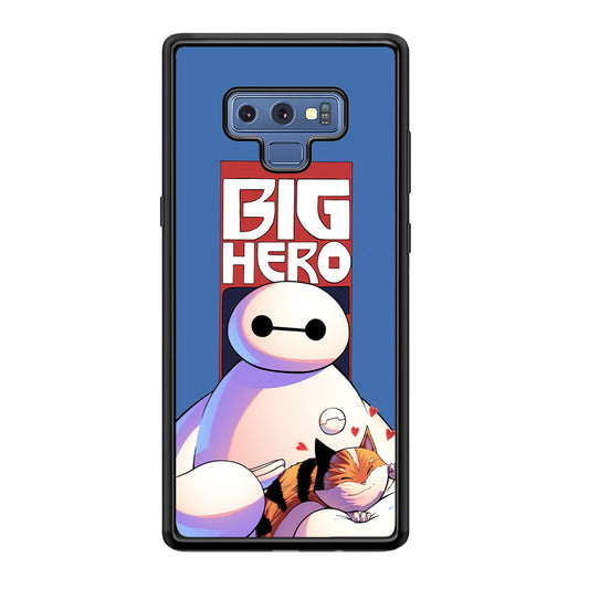 Big 6 Hero Baymax And Cat Samsung Galaxy Note 9 Case