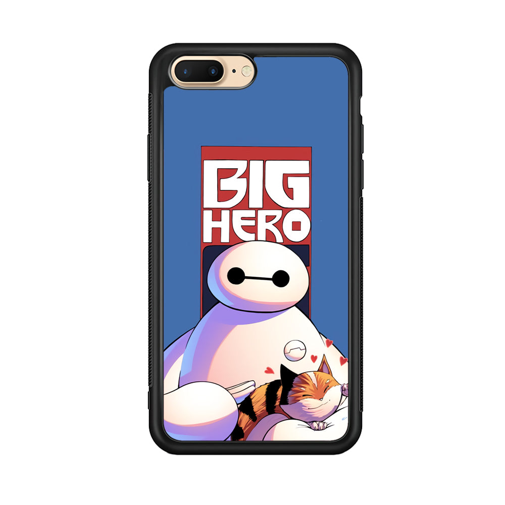Big 6 Hero Baymax And Cat iPhone 7 Plus Case