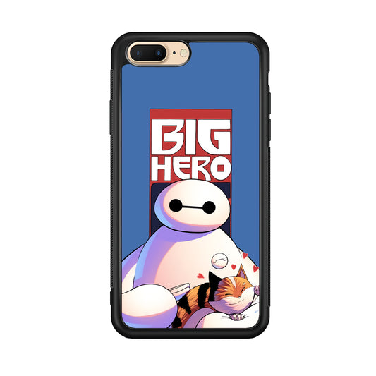 Big 6 Hero Baymax And Cat iPhone 7 Plus Case