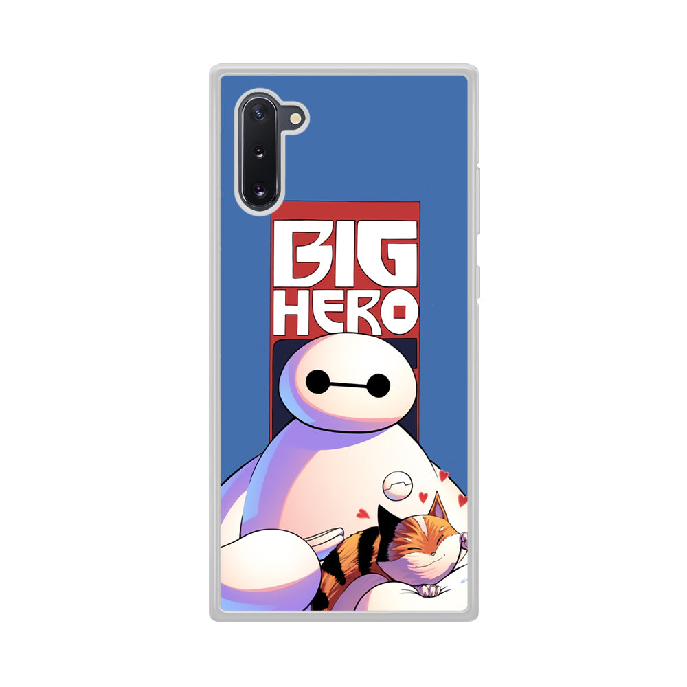 Big 6 Hero Baymax And Cat Samsung Galaxy Note 10 Case