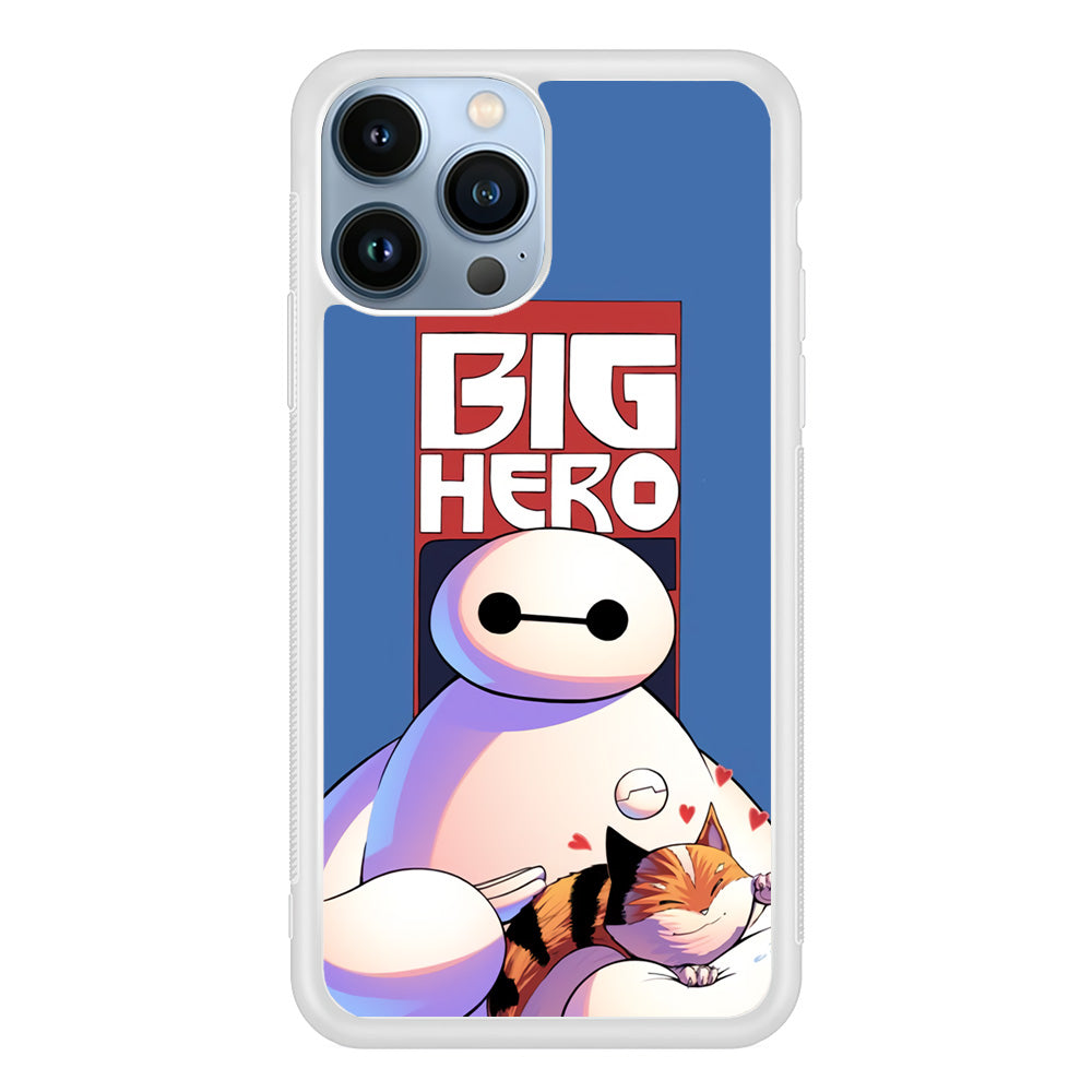 Big 6 Hero Baymax And Cat iPhone 13 Pro Max Case