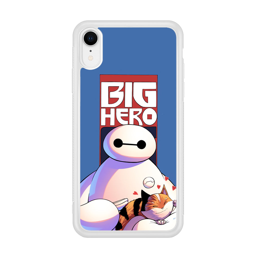 Big 6 Hero Baymax And Cat iPhone XR Case