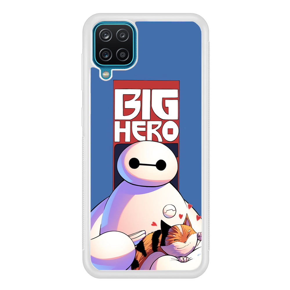 Big 6 Hero Baymax And Cat Samsung Galaxy A12 Case