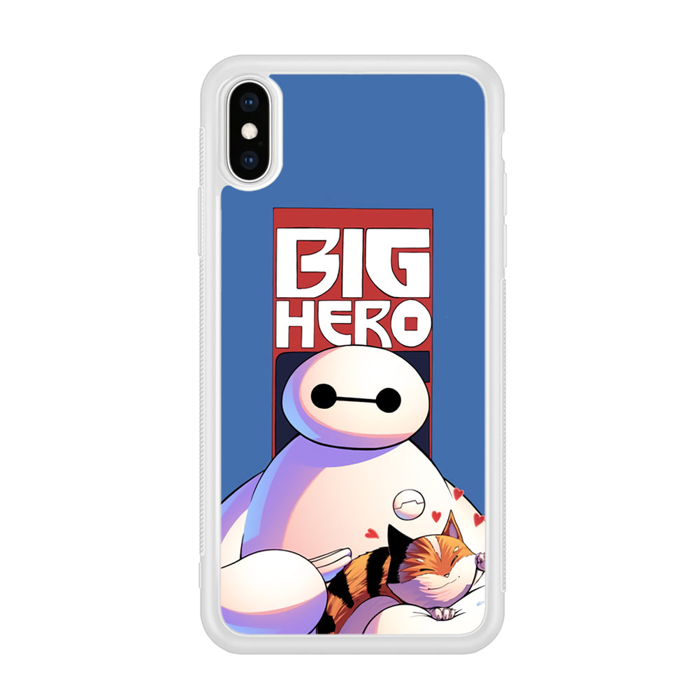 Big 6 Hero Baymax And Cat iPhone X Case