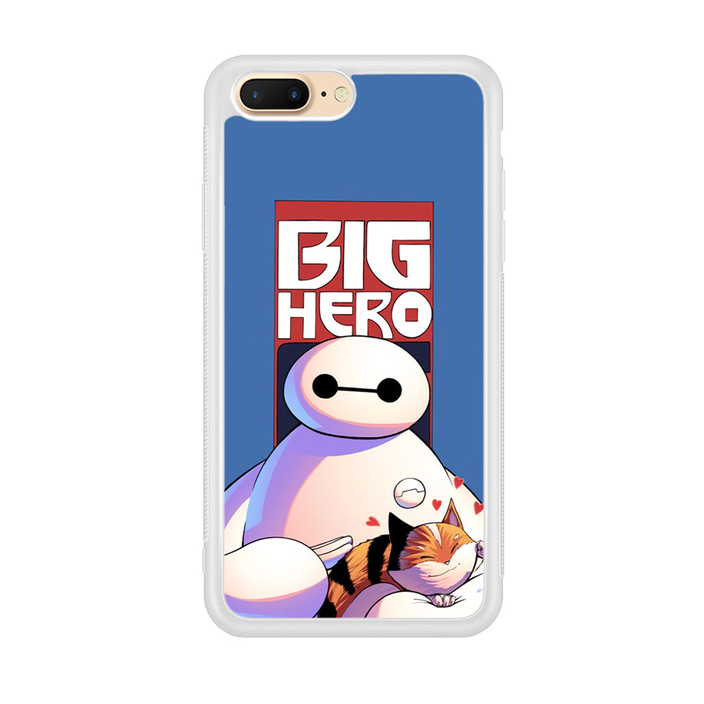Big 6 Hero Baymax And Cat iPhone 7 Plus Case