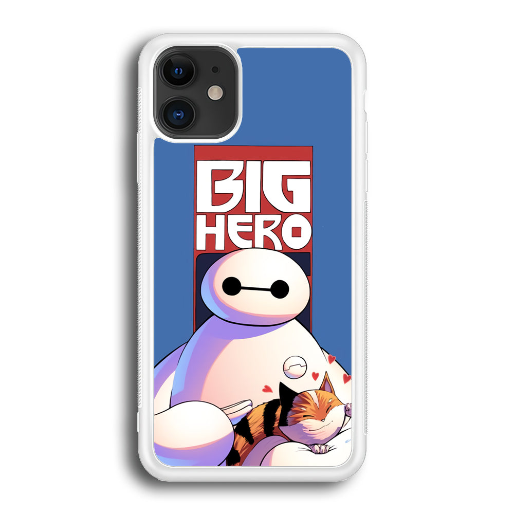 Big 6 Hero Baymax And Cat iPhone 12 Case