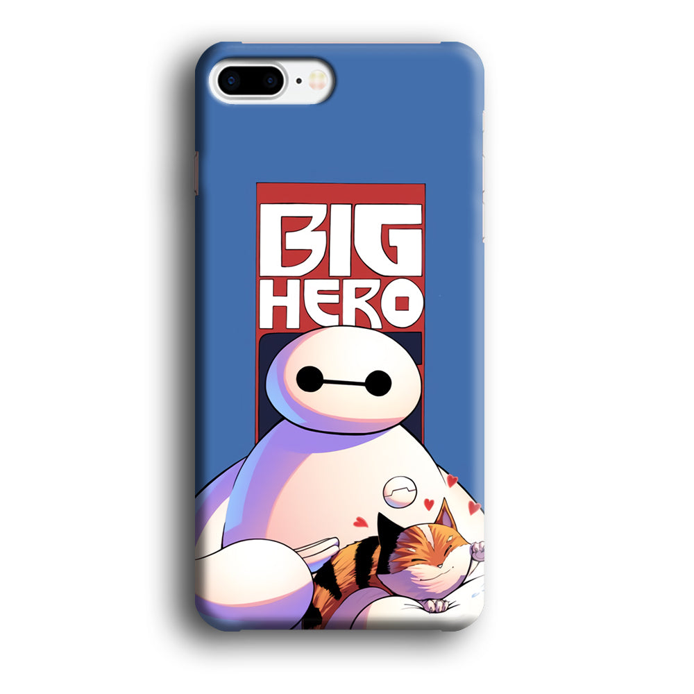 Big 6 Hero Baymax And Cat iPhone 7 Plus Case