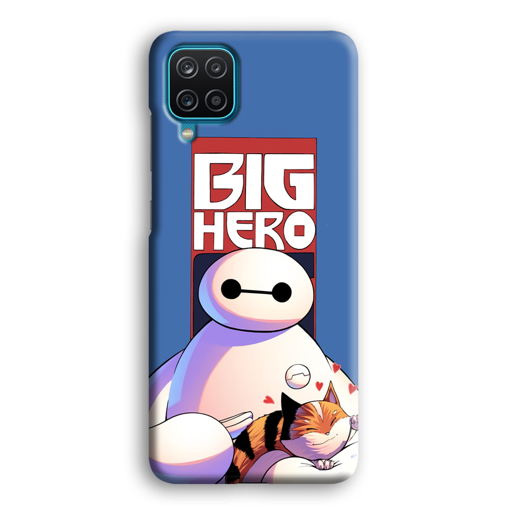 Big 6 Hero Baymax And Cat Samsung Galaxy A12 Case