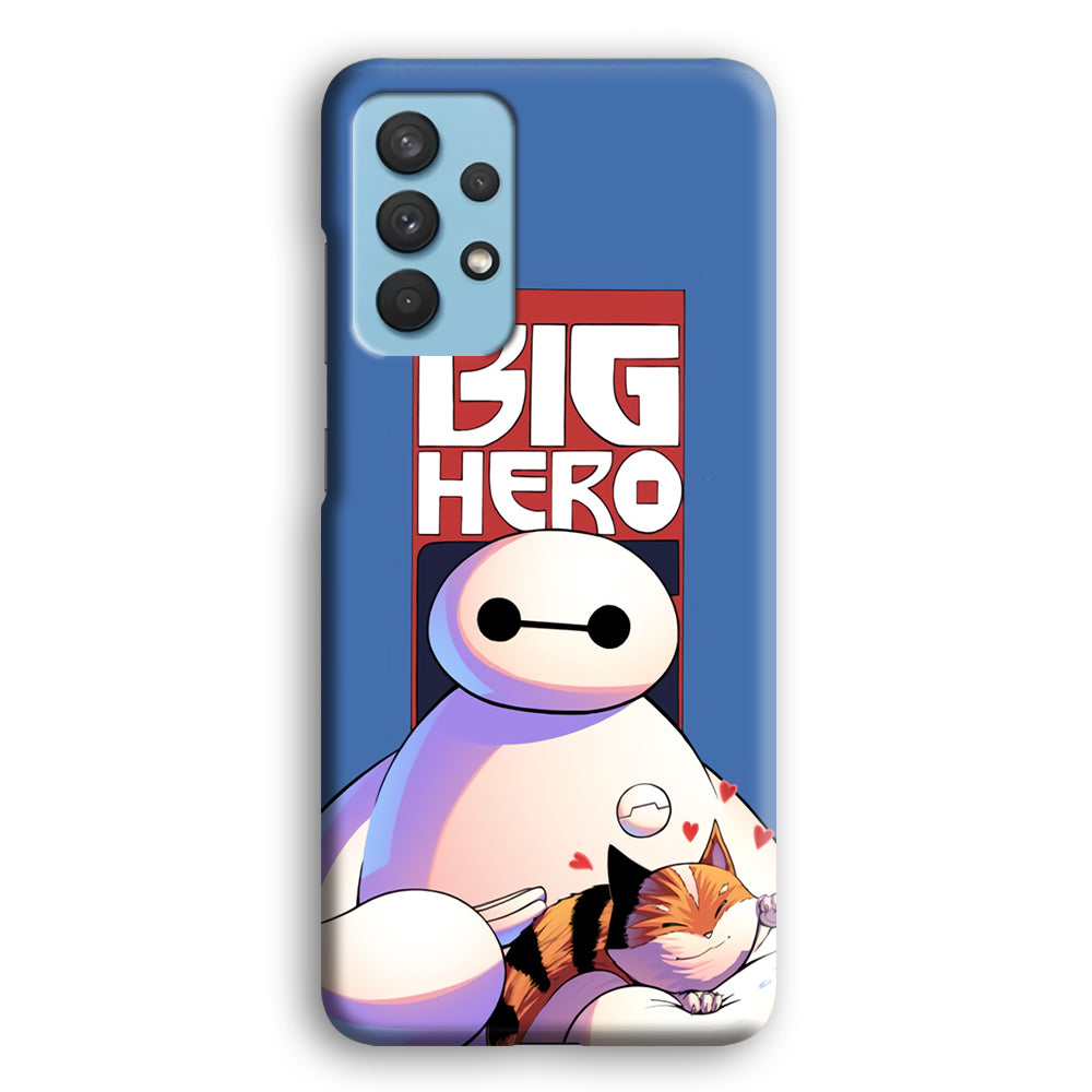 Big 6 Hero Baymax And Cat Samsung Galaxy A32 Case