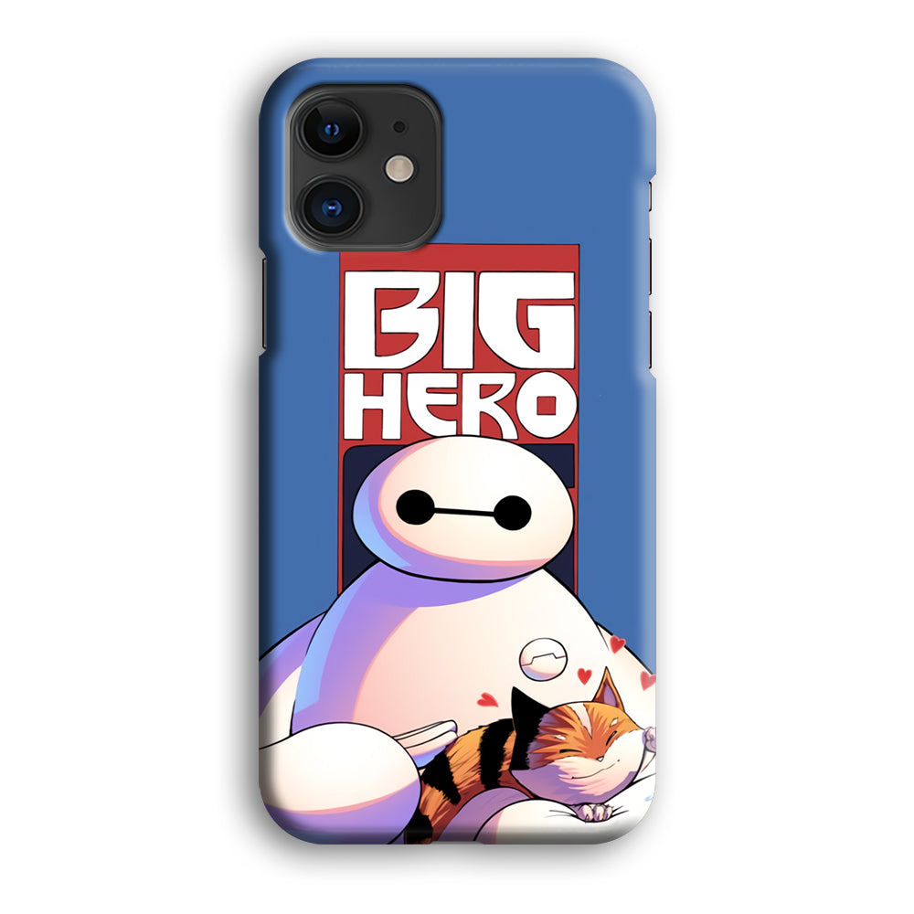 Big 6 Hero Baymax And Cat iPhone 12 Case