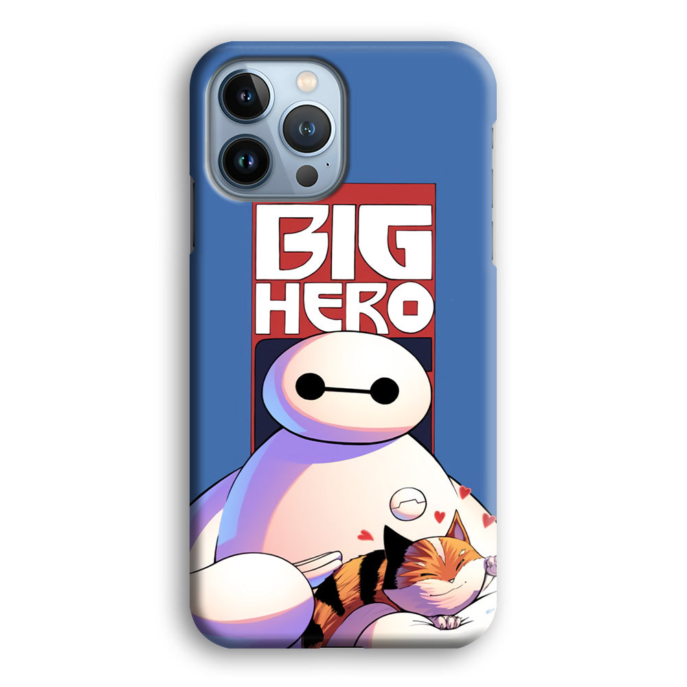 Big 6 Hero Baymax And Cat iPhone 13 Pro Max Case