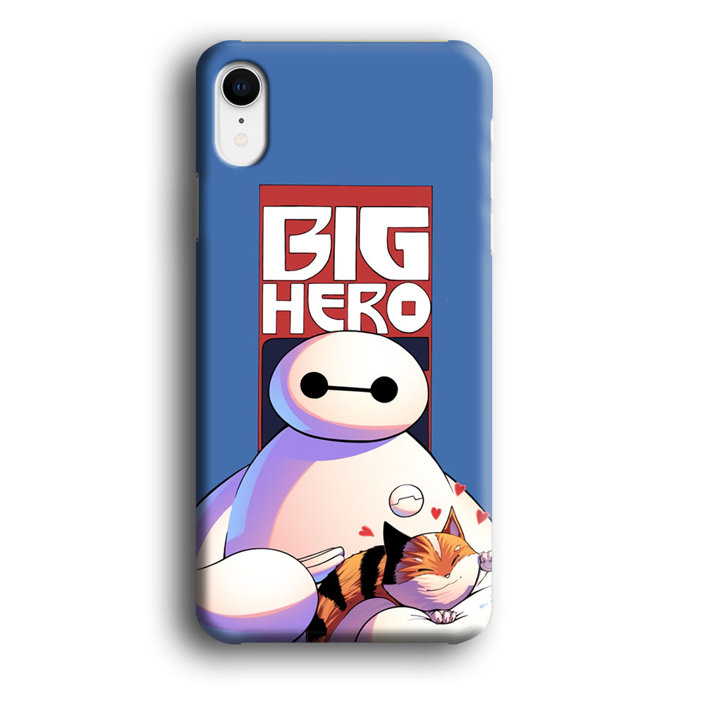 Big 6 Hero Baymax And Cat iPhone XR Case