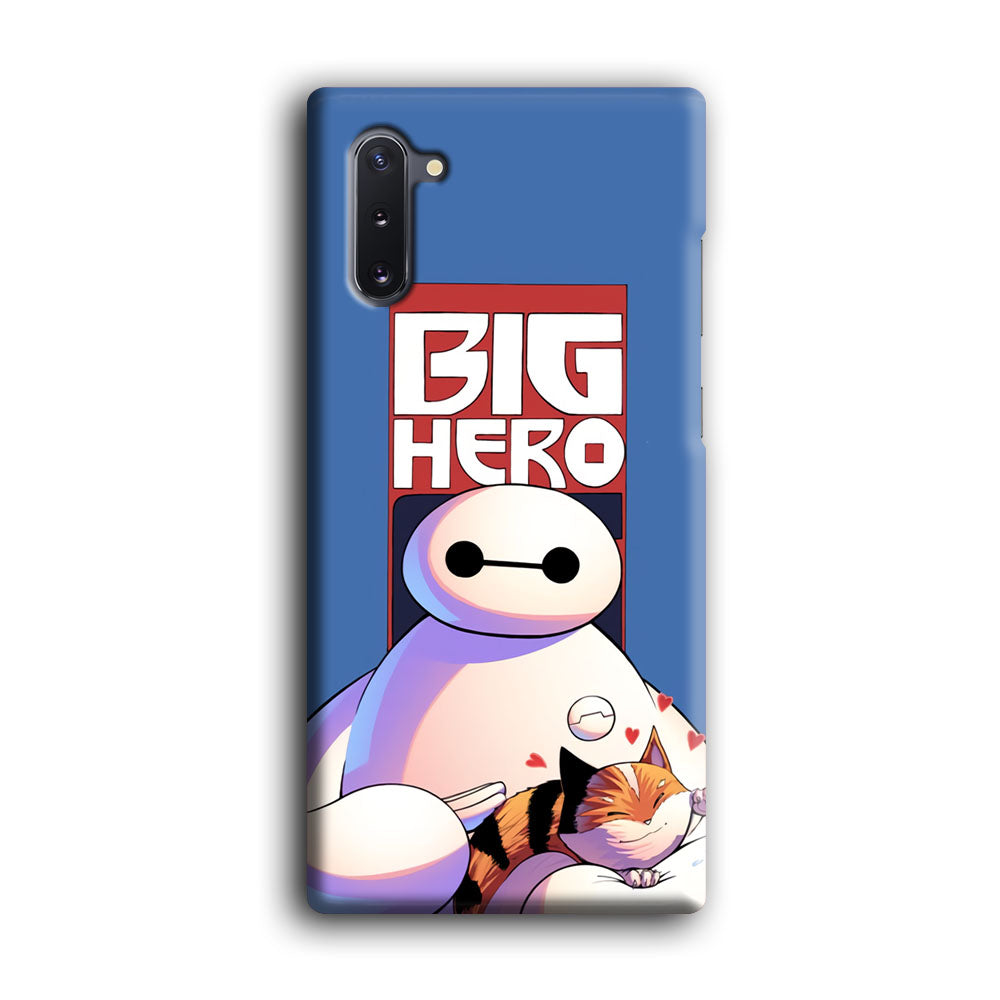 Big 6 Hero Baymax And Cat Samsung Galaxy Note 10 Case