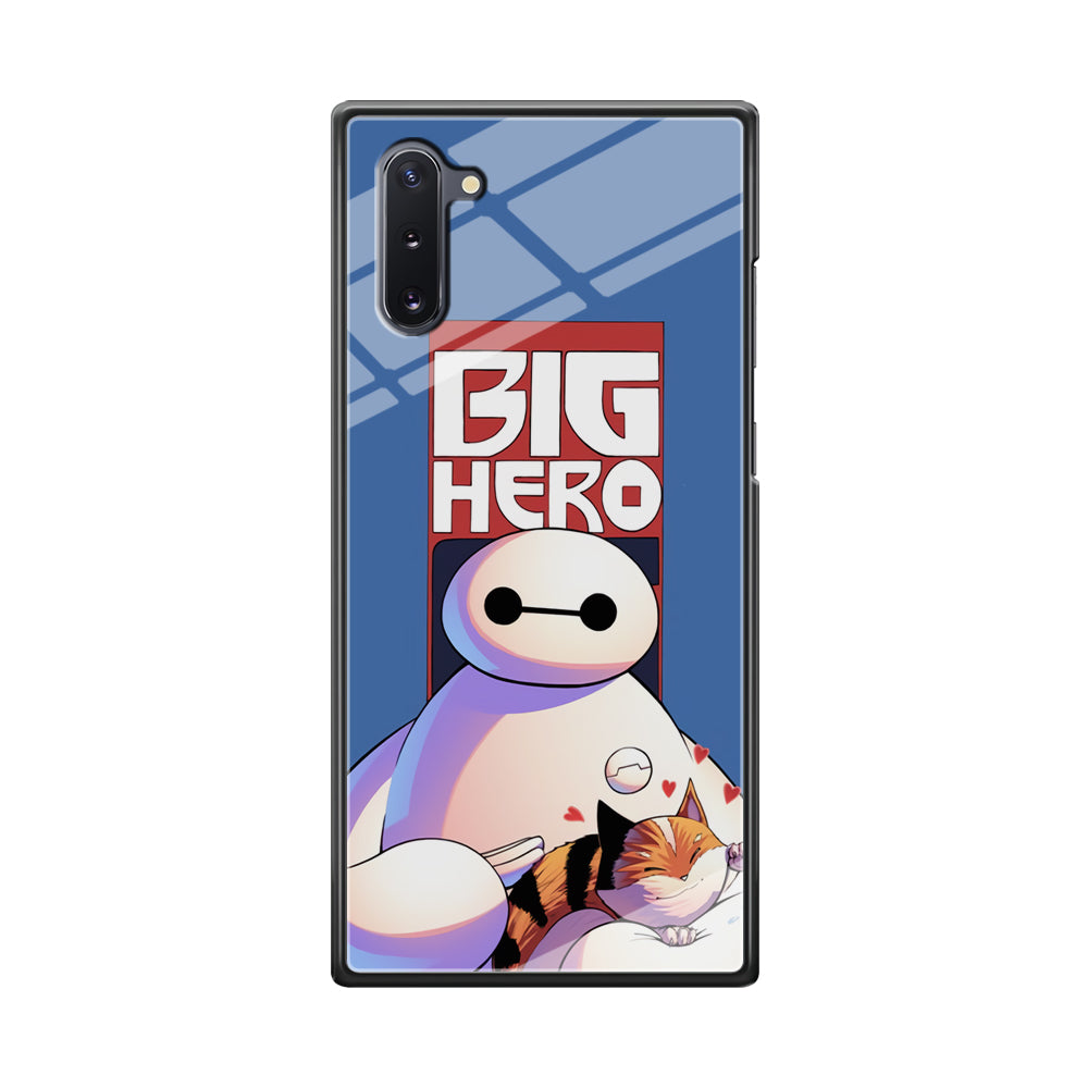 Big 6 Hero Baymax And Cat Samsung Galaxy Note 10 Case