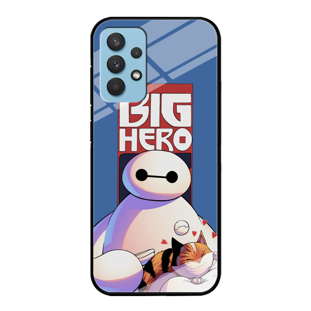 Big 6 Hero Baymax And Cat Samsung Galaxy A32 Case