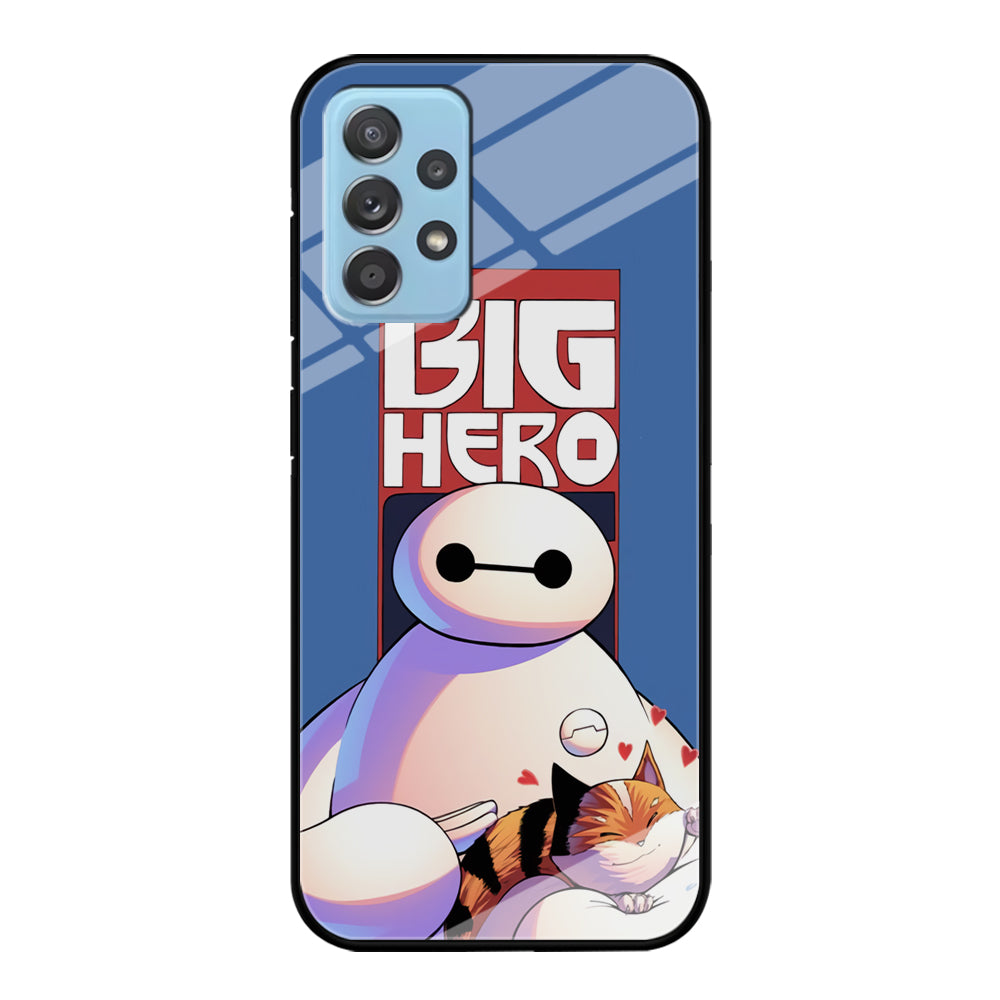 Big 6 Hero Baymax And Cat Samsung Galaxy A72 Case