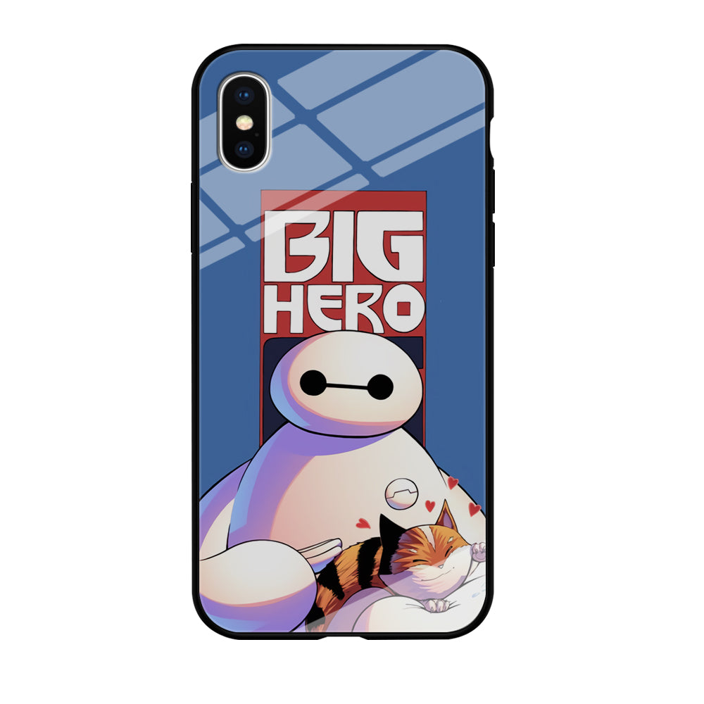 Big 6 Hero Baymax And Cat iPhone X Case