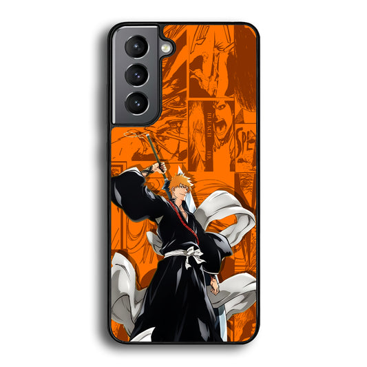 Bleach Ichigo Blow of Determination Samsung Galaxy S21 Plus Case - Carneyforia