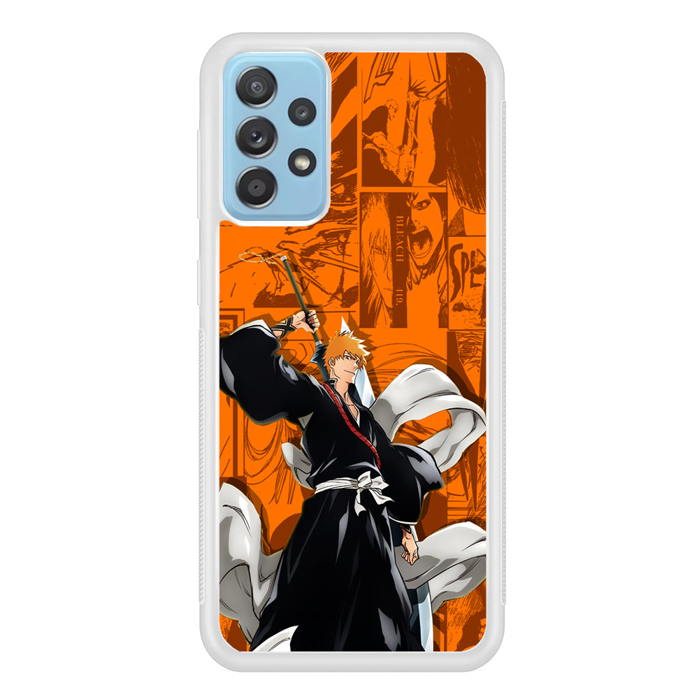 Bleach Ichigo Blow of Determination Samsung Galaxy A72 Case