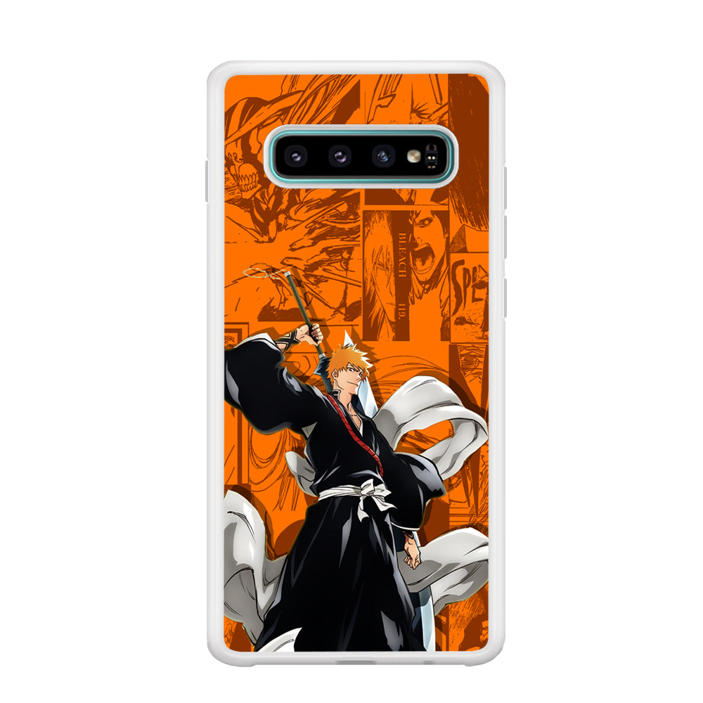 Bleach Ichigo Blow of Determination Samsung Galaxy S10 Case