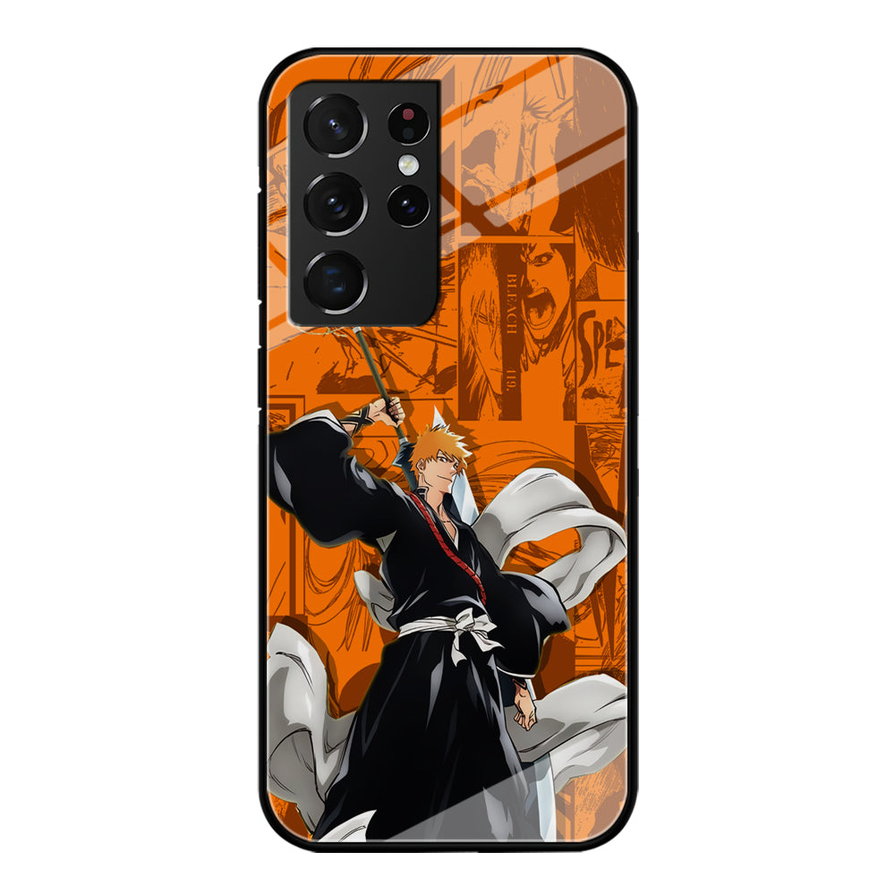 Bleach Ichigo Blow of Determination Samsung Galaxy S21 Ultra Case