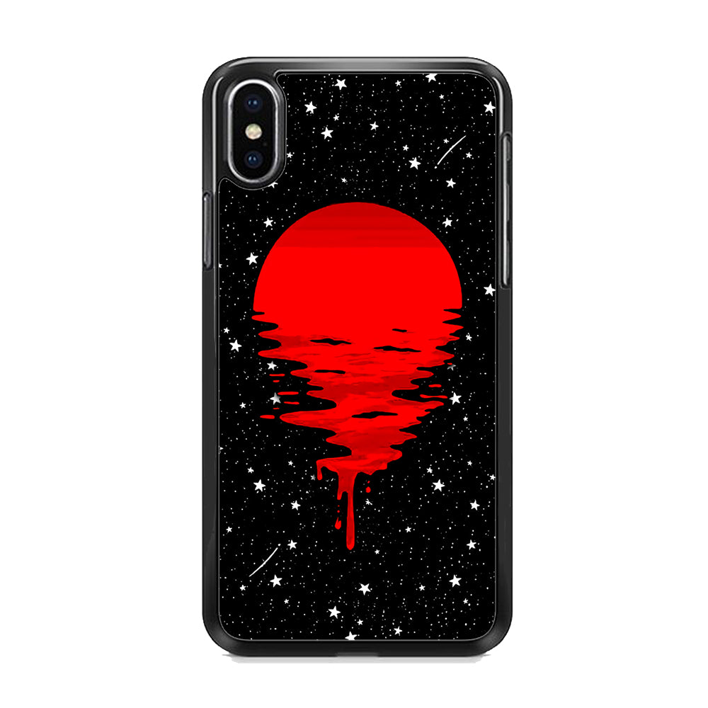 Blood Moon Night Mirage iPhone X Case
