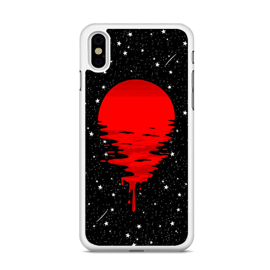 Blood Moon Night Mirage iPhone X Case