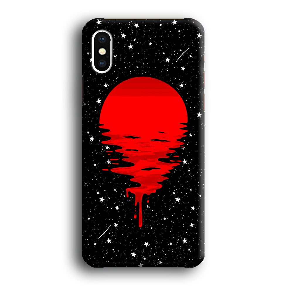 Blood Moon Night Mirage iPhone X Case