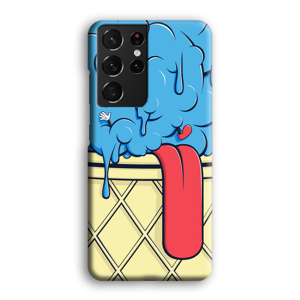 Blue Great Ice Cream Samsung Galaxy S21 Ultra Case