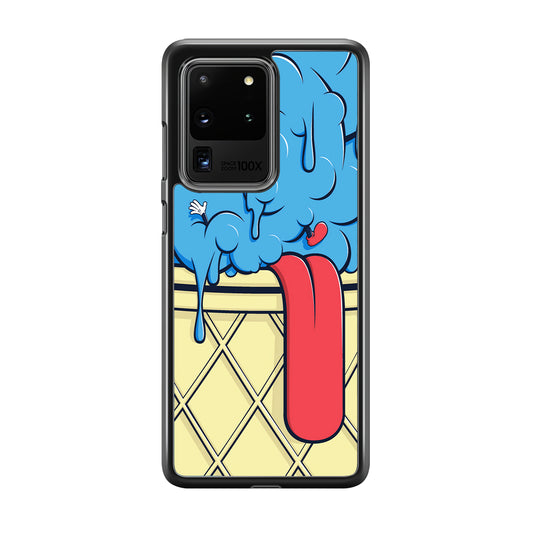 Blue Great Ice Cream Samsung Galaxy S20 Ultra Case