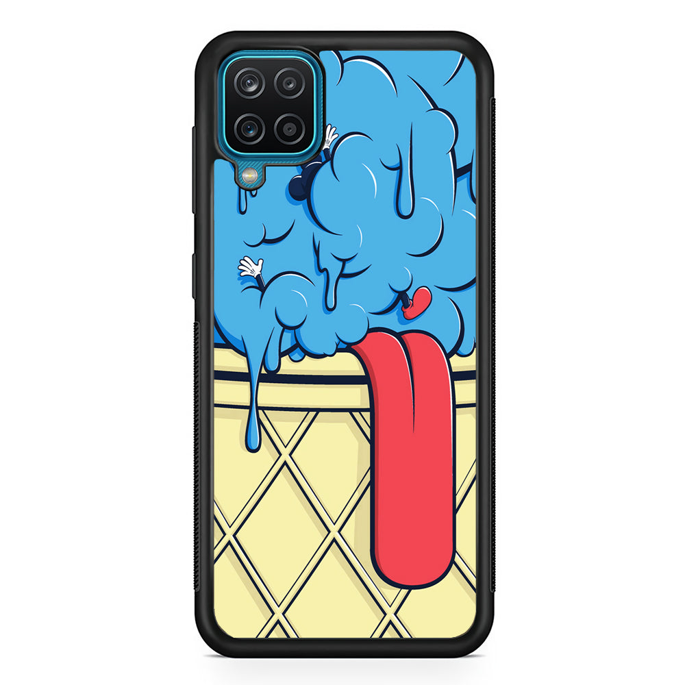 Blue Great Ice Cream Samsung Galaxy A12 Case