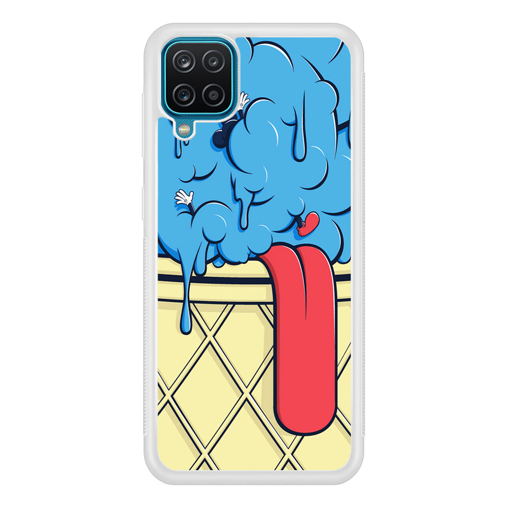 Blue Great Ice Cream Samsung Galaxy A12 Case