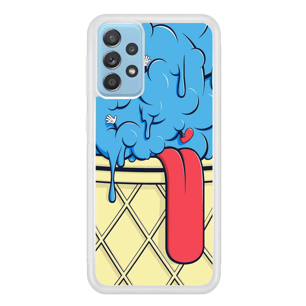 Blue Great Ice Cream Samsung Galaxy A52 Case