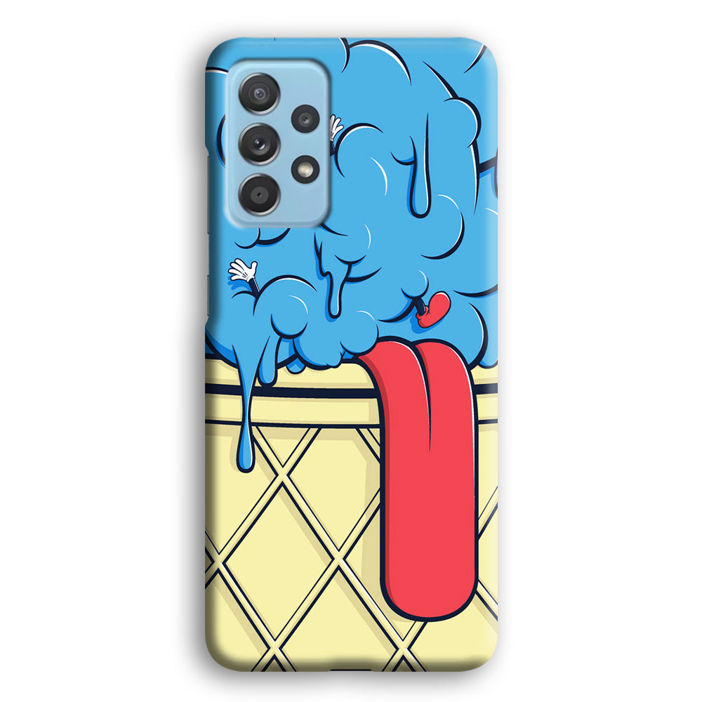 Blue Great Ice Cream Samsung Galaxy A52 Case