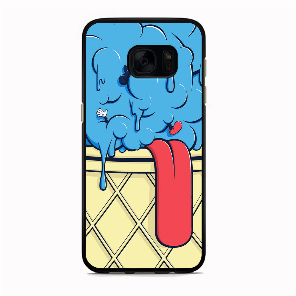 Blue Great Ice Cream Samsung Galaxy S7 Edge Case