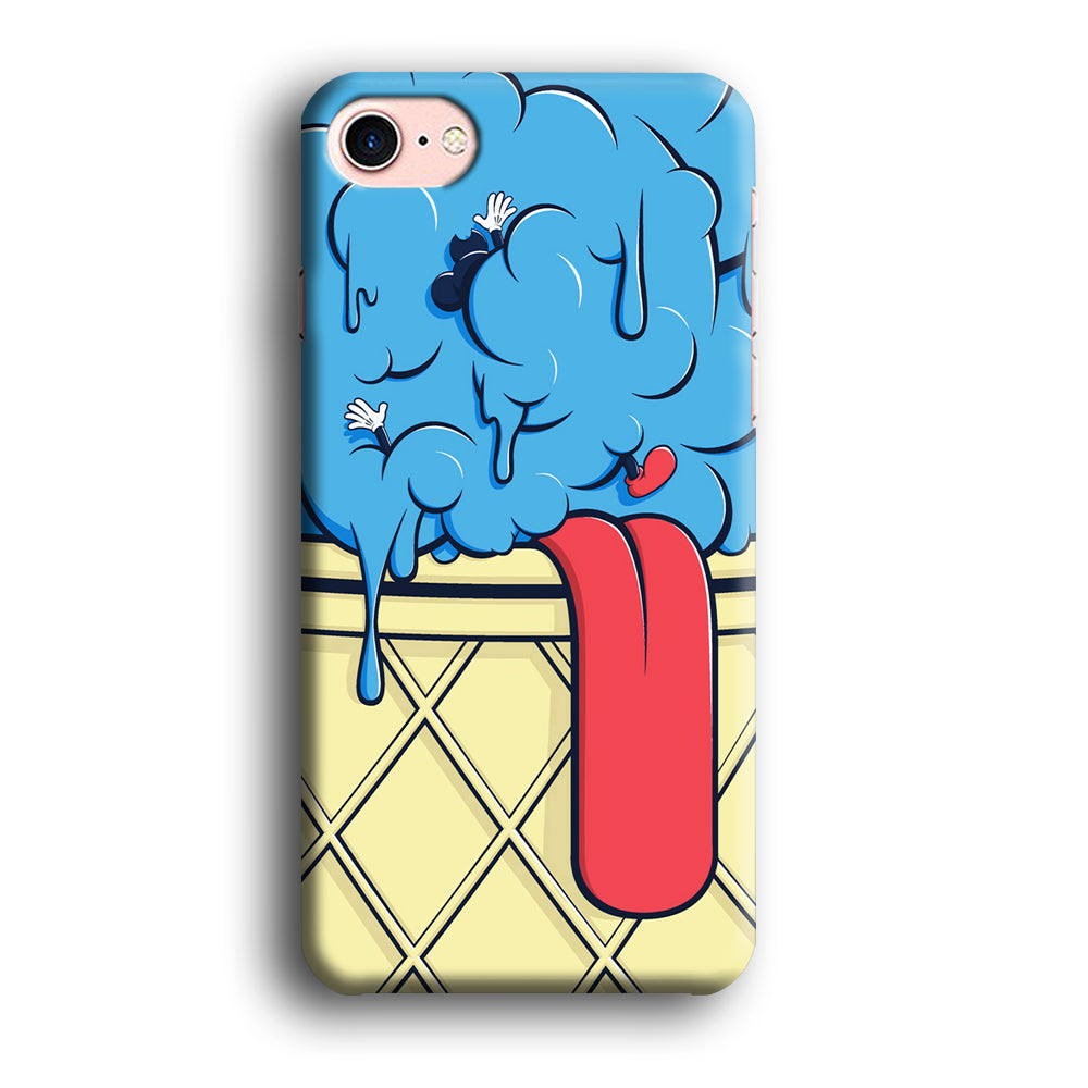 Blue Great Ice Cream iPhone 8 Case
