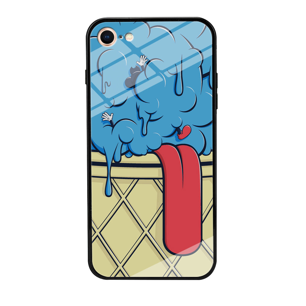 Blue Great Ice Cream iPhone 8 Case